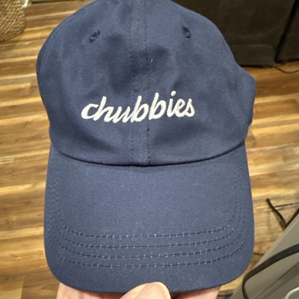 Chubbies Blue Hat Cap Strap back  Chubster Preppy